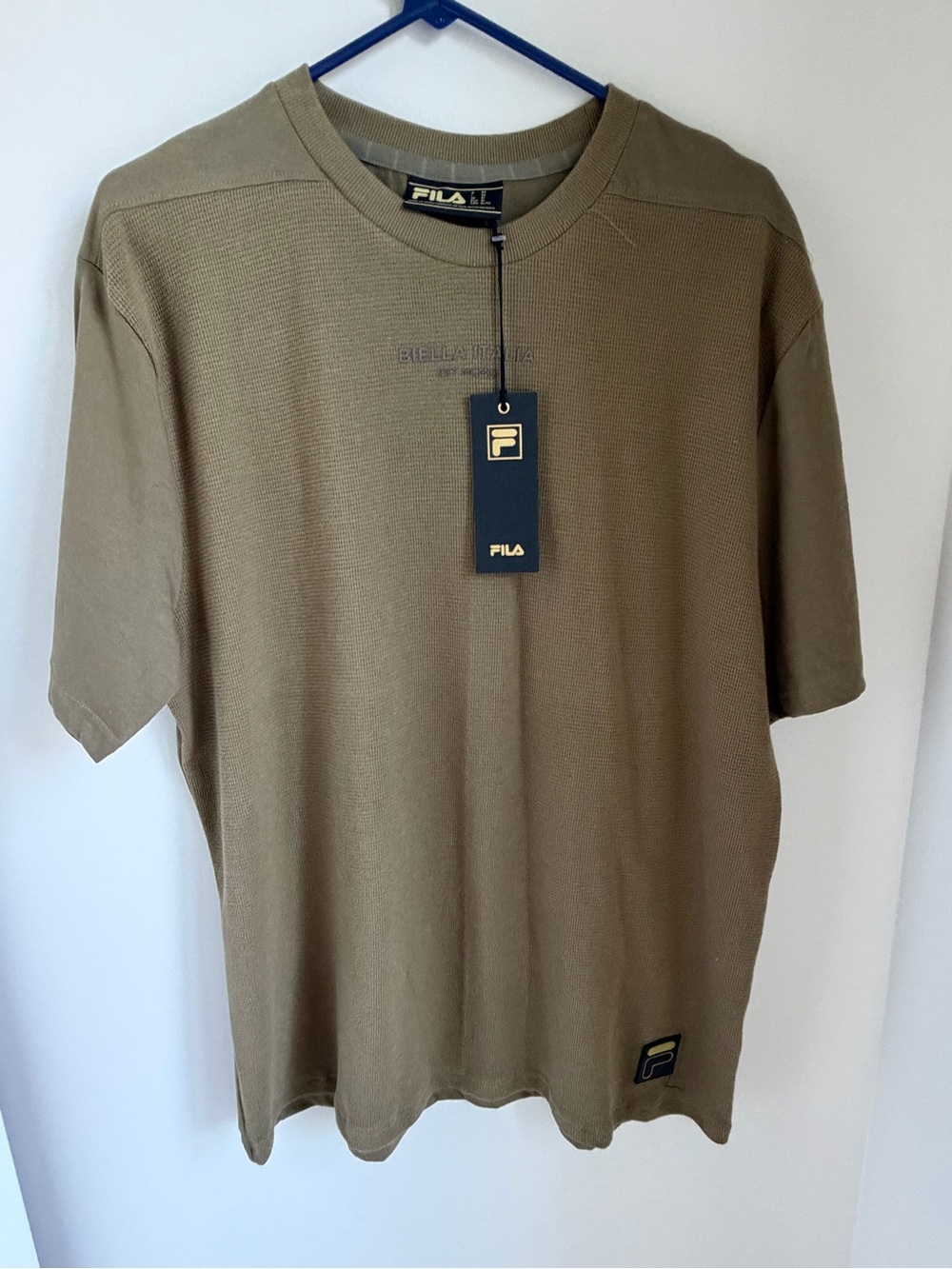 Fila Olive Green Short Sleeve Crew Neck Tee